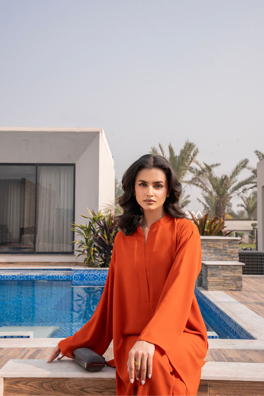 Burnt Orange Coord Set