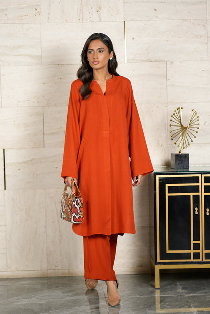 Burnt Orange Karandi Set